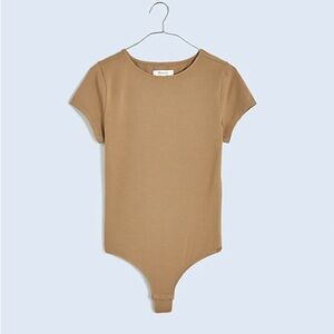 Madewell Crewneck Thong Bodysuit - Medium